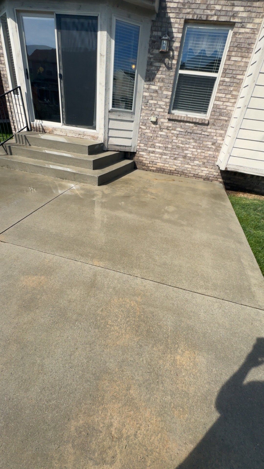 After: Back patio & steps · Utica